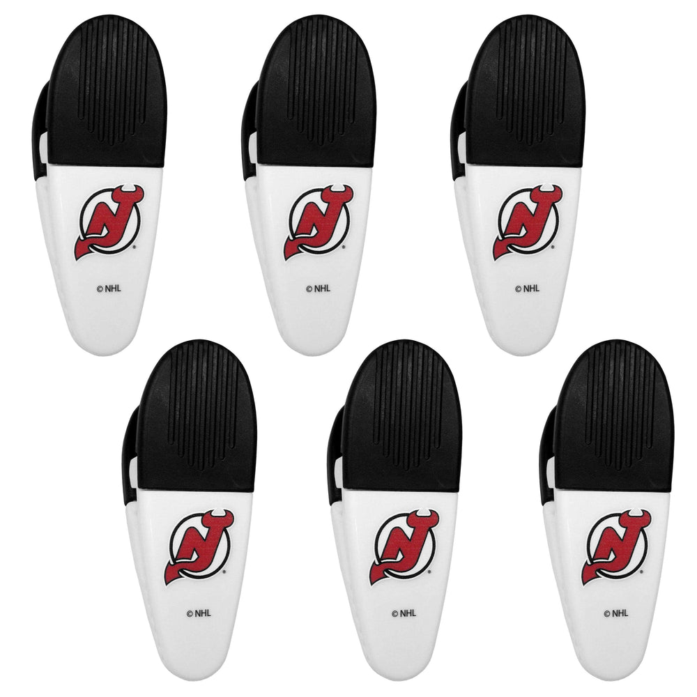 New Jersey Devils Chip Clip Magnets, 6pk - Siskiyou Buckle - Flyclothing LLC