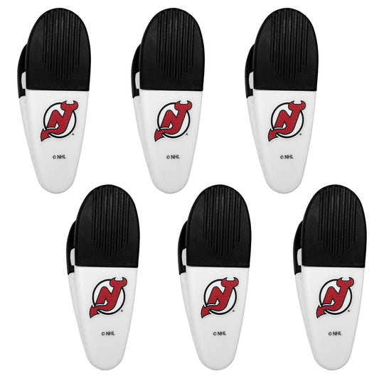 New Jersey Devils Chip Clip Magnets, 6pk