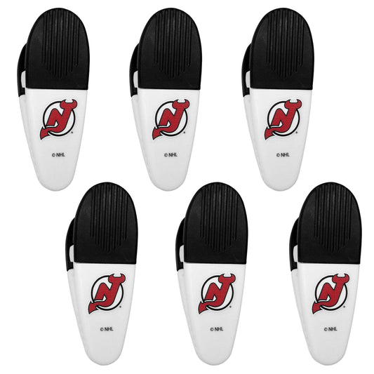 New Jersey Devils Chip Clip Magnets, 6pk - Siskiyou Buckle - Flyclothing LLC