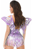 Daisy Corsets Lavender Holo Large Butterfly Wing Body Harness - Daisy Corsets - Flyclothing LLC