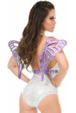 Daisy Corsets Lavender Holo Large Butterfly Wing Body Harness - Daisy Corsets - Flyclothing LLC