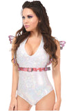 Daisy Corsets Fuchsia Holo Body Harness w/Wings - Small - Daisy Corsets - Flyclothing LLC