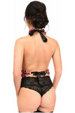 Daisy Corsets Kitten Collection Dusty Rose Velvet Double Strap Body Harness - Daisy Corsets - Flyclothing LLC