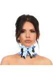 Daisy Corsets Kitten Collection Blue/Black Choker - Daisy Corsets - Flyclothing LLC