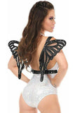 Daisy Corsets Black Patent Large Butterfly Wing Body Harness - Daisy Corsets - Flyclothing LLC