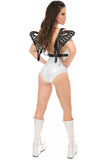 Daisy Corsets Black Patent Large Butterfly Wing Body Harness - Daisy Corsets - Flyclothing LLC