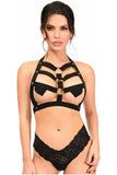 Daisy Corsets BOXED Black Stretchy Body Harness w/Gold Hardware - Daisy Corsets - Flyclothing LLC
