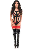 Daisy Corsets BOXED Black Stretchy Body Harness Bodysuit w/Silver Hardware - Daisy Corsets - Flyclothing LLC