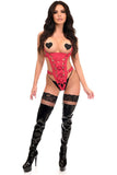 Daisy Corsets BOXED Pink Stretchy Body Harness Bodysuit w/Silver Hardware - Daisy Corsets - Flyclothing LLC