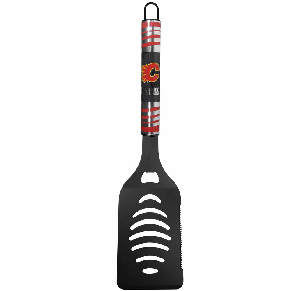 Calgary Flames® Black Spatula w/Team Colors - Siskiyou Buckle - Flyclothing LLC