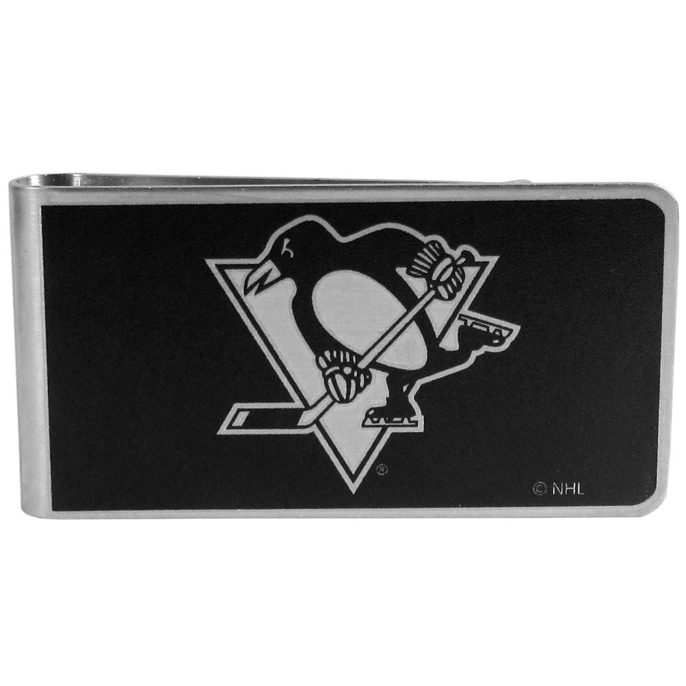 Pittsburgh Penguins Black and Steel Money Clip - Pittsburgh Penguins - Flyclothing LLC