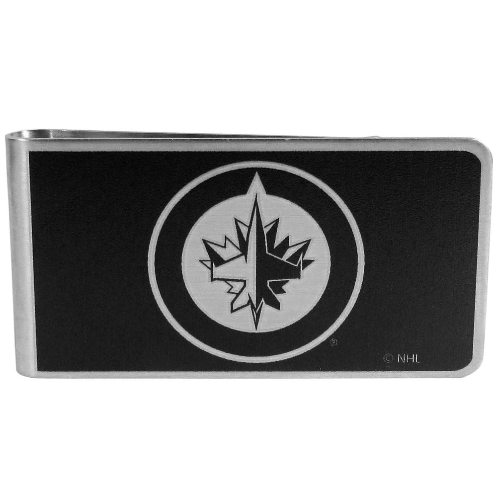 Winnipeg Jets Black and Steel Money Clip - Winnipeg Jets - Flyclothing LLC