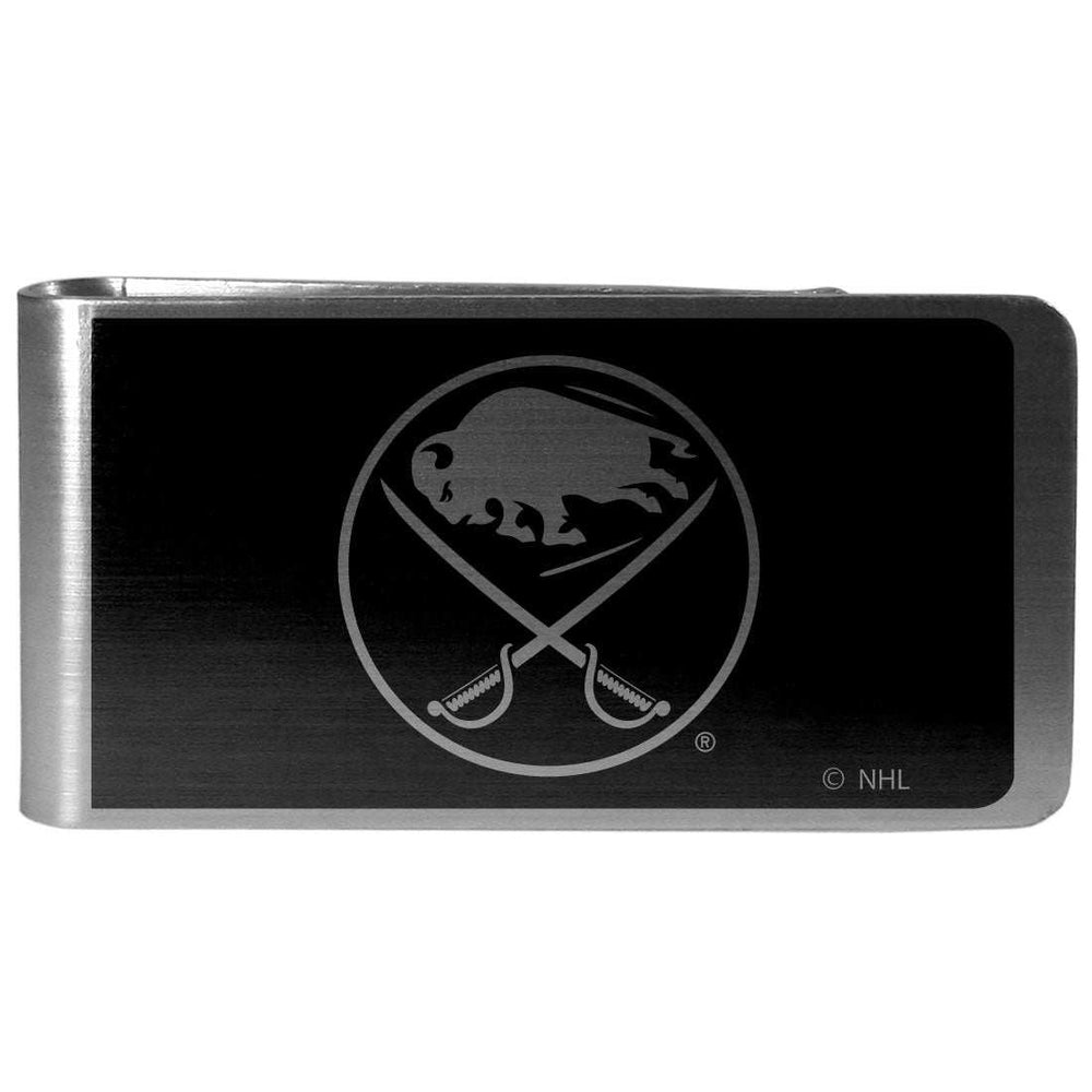 Buffalo Sabres Black and Steel Money Clip - Buffalo Sabres - Flyclothing LLC