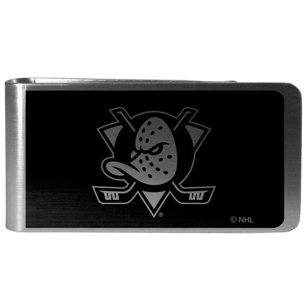 Anaheim Ducks Black and Steel Money Clip - Anaheim Ducks - Flyclothing LLC