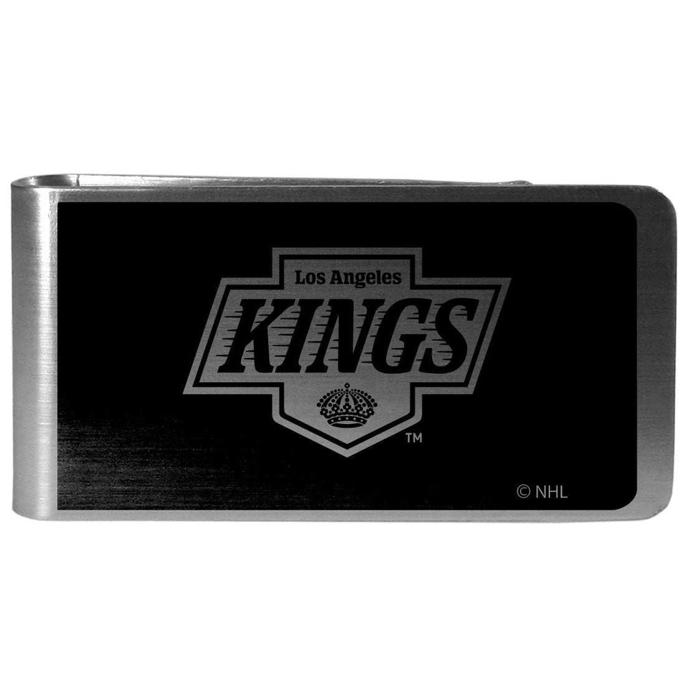 Los Angeles Kings Black and Steel Money Clip - Los Angeles Kings - Flyclothing LLC
