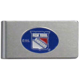 New York Rangers Brushed Metal Money Clip - New York Rangers - Flyclothing LLC