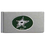 Dallas Stars Brushed Metal Money Clip - Dallas Stars - Flyclothing LLC