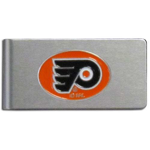 Philadelphia Flyers Brushed Metal Money Clip - Philadelphia Flyers - Flyclothing LLC