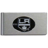 Los Angeles Kings Brushed Metal Money Clip - Los Angeles Kings - Flyclothing LLC