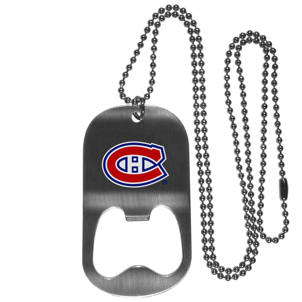 Montreal Canadiens Bottle Opener Tag Necklace - Montreal Canadiens - Flyclothing LLC