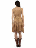 Honey creek Beige 100% rayon Short tank dress - Scully Leather - Flyclothing LLC