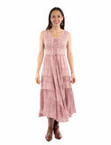 honey creek dusty pink 100% rayon lace front dress - Scully Leather - Flyclothing LLC