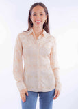 Honey creek vanilla western blouse - Scully Leather - Flyclothing LLC