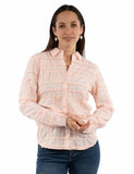Honey Creek 100% cotton Rose Patchwork blouse - Scully Leather - Flyclothing LLC