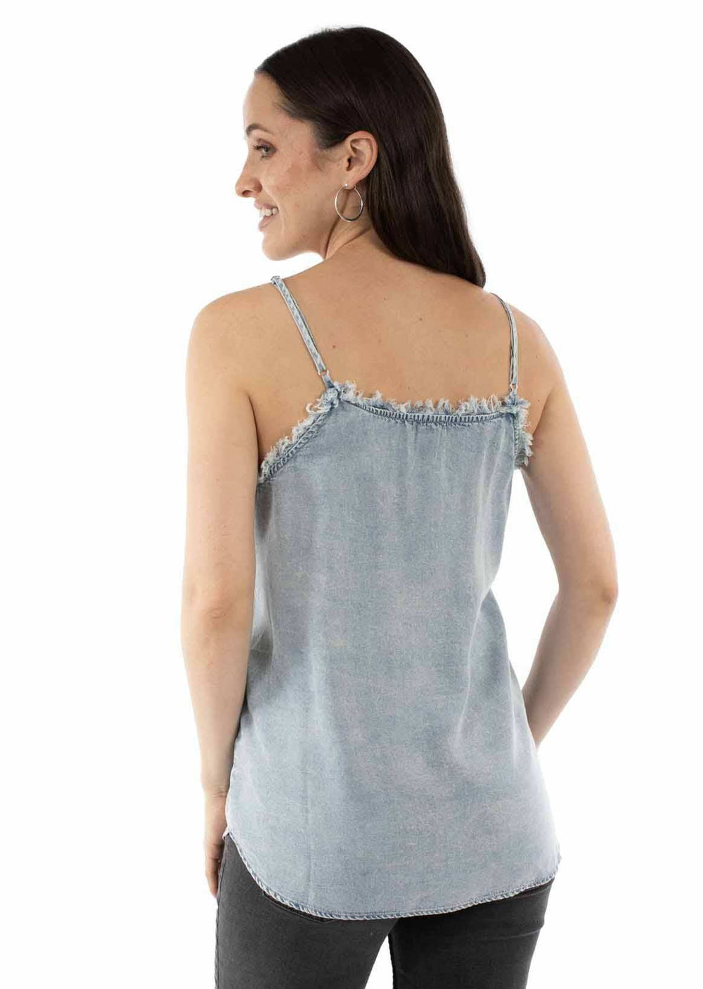 honey creek denim Camisole - Scully Leather - Flyclothing LLC