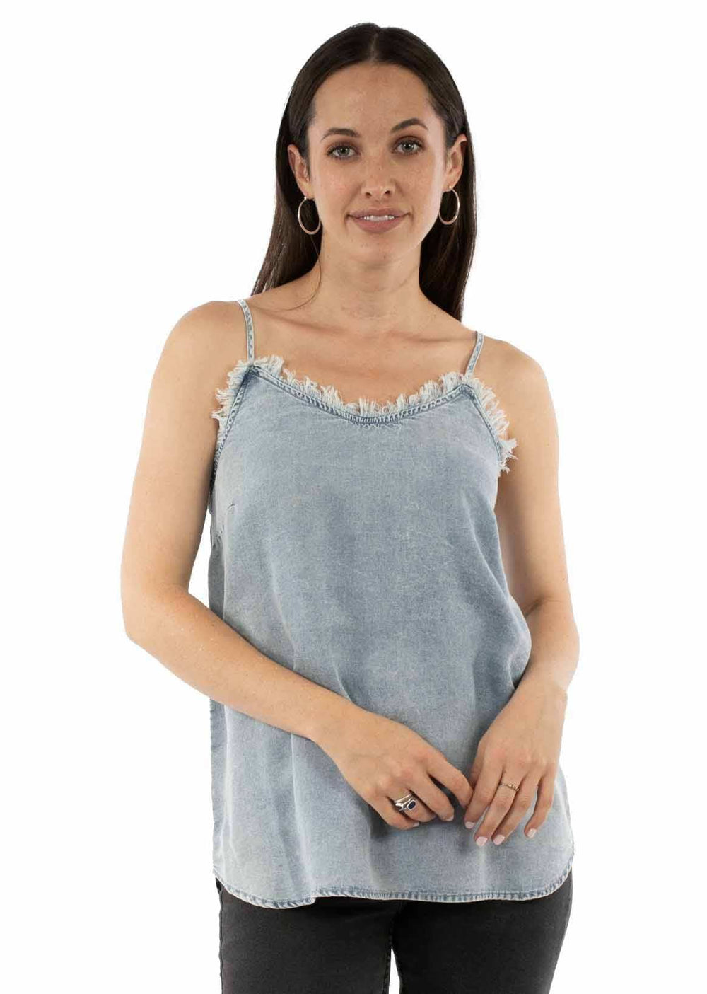 honey creek denim Camisole - Scully Leather - Flyclothing LLC