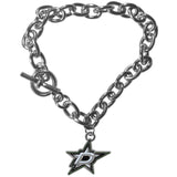 Dallas Stars Charm Chain Bracelet - Dallas Stars - Flyclothing LLC