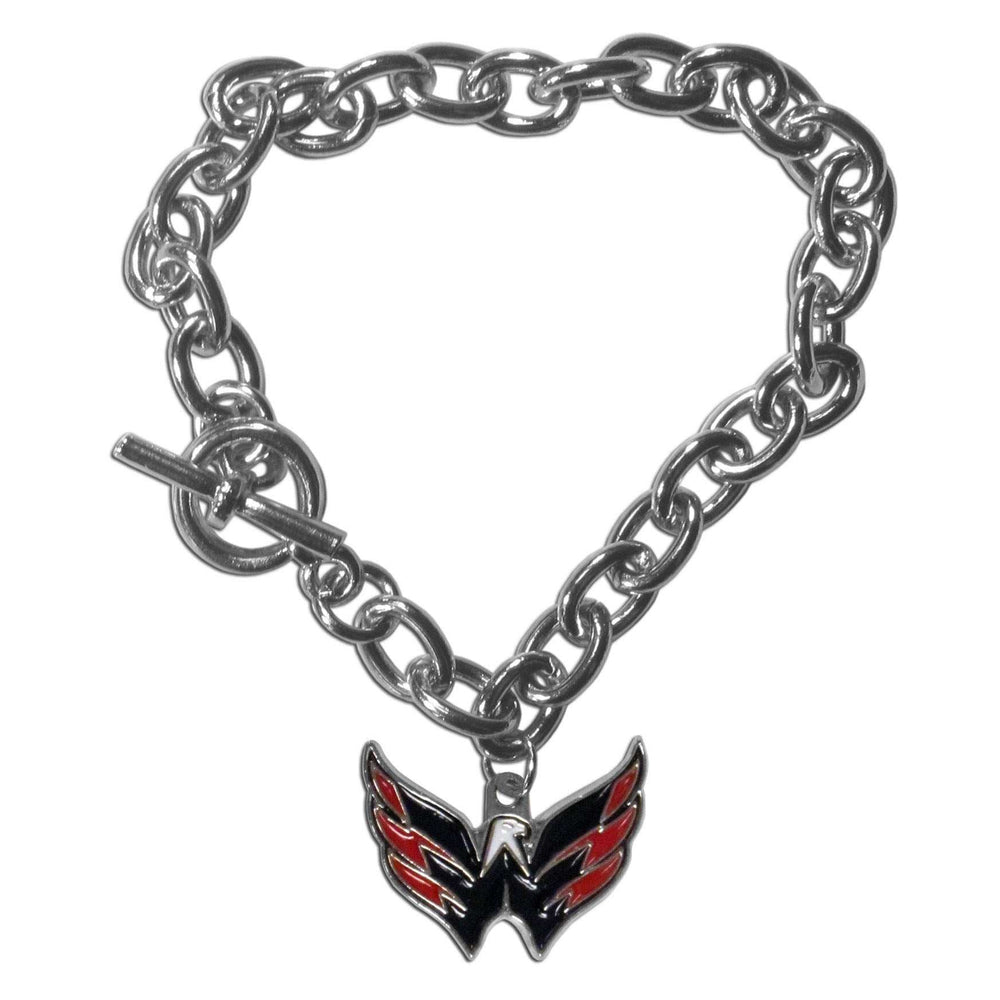 Washington Capitals Charm Chain Bracelet - Washington Capitals - Flyclothing LLC