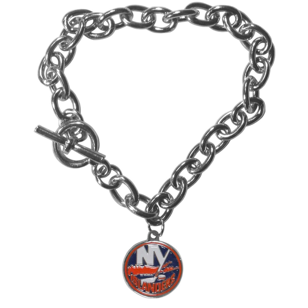 New York Islanders Charm Chain Bracelet - New York Islanders - Flyclothing LLC