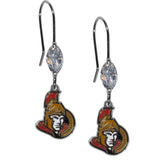 Ottawa Senators Crystal Dangle Earrings - Ottawa Senators - Flyclothing LLC
