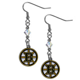 Boston Bruins Crystal Dangle Earrings - Boston Bruins - Flyclothing LLC
