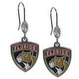 Florida Panthers Crystal Dangle Earrings - Florida Panthers - Flyclothing LLC