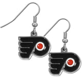 Philadelphia Flyers Chrome Dangle Earrings - Philadelphia Flyers - Flyclothing LLC
