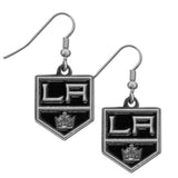 Los Angeles Kings Chrome Dangle Earrings - Los Angeles Kings - Flyclothing LLC