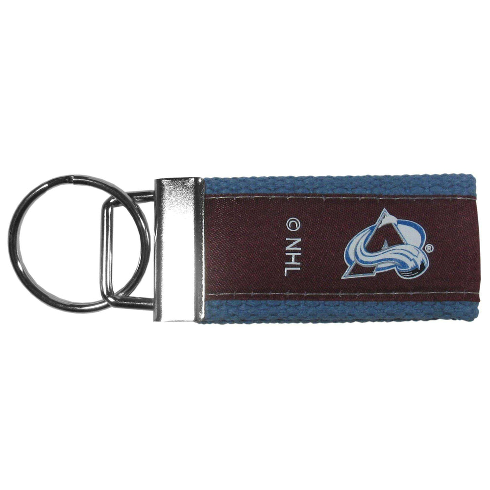 Colorado Avalanche® Woven Key Chain - Siskiyou Buckle - Flyclothing LLC