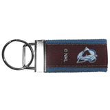 Colorado Avalanche® Woven Key Chain - Siskiyou Buckle - Flyclothing LLC
