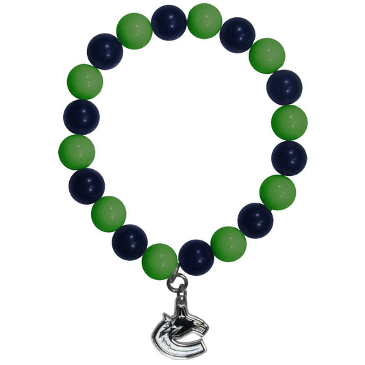 Vancouver Canucks Fan Bead Bracelet - Vancouver Canucks - Flyclothing LLC