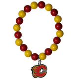 Calgary Flames Fan Bead Bracelet - Calgary Flames - Flyclothing LLC