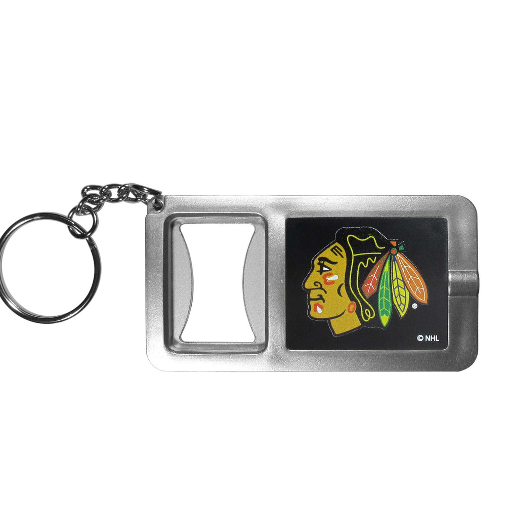 Chicago Blackhawks Flashlight Key Chain with Bottle Opener - Chicago Blackhawks - Flyclothing LLC