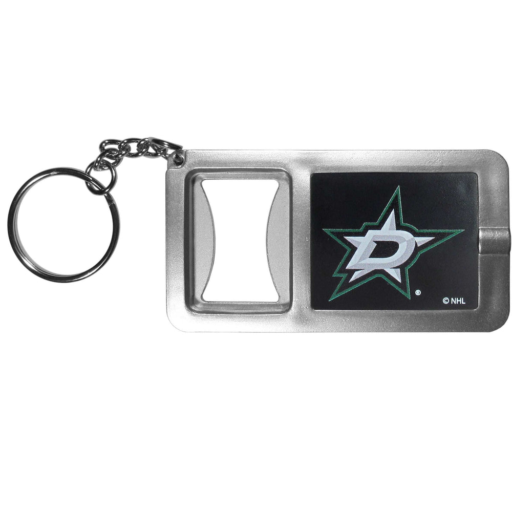 Dallas Stars Flashlight Key Chain with Bottle Opener - Dallas Stars - Flyclothing LLC