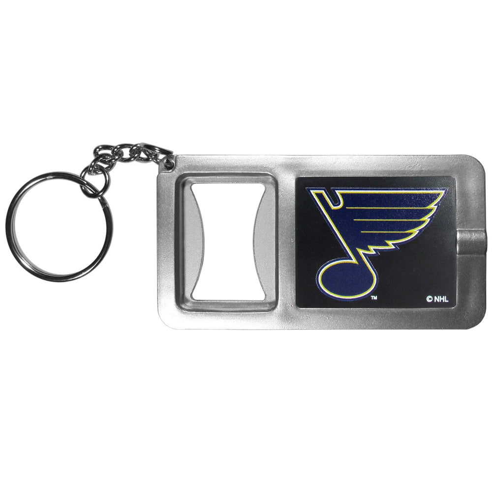 St. Louis Blues Flashlight Key Chain with Bottle Opener - St. Louis Blues - Flyclothing LLC