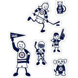 Winnipeg Jets Family Decal Set Small - Winnipeg Jets - Flyclothing LLC