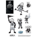 Los Angeles Kings Family Decal Set Small - Los Angeles Kings - Flyclothing LLC