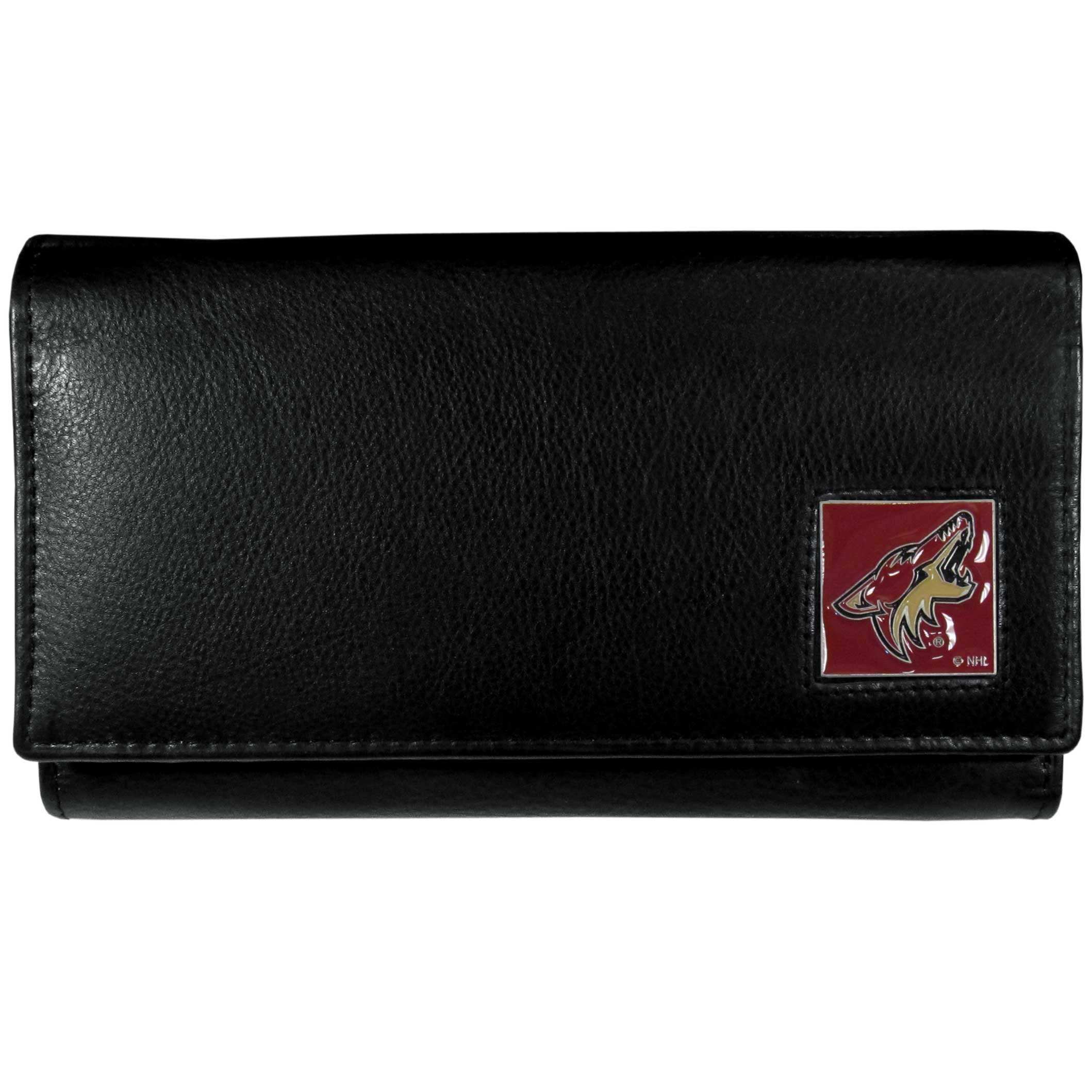 Arizona Coyotes Leather Women's Wallet - Arizona Coyotes - Flyclothing LLC