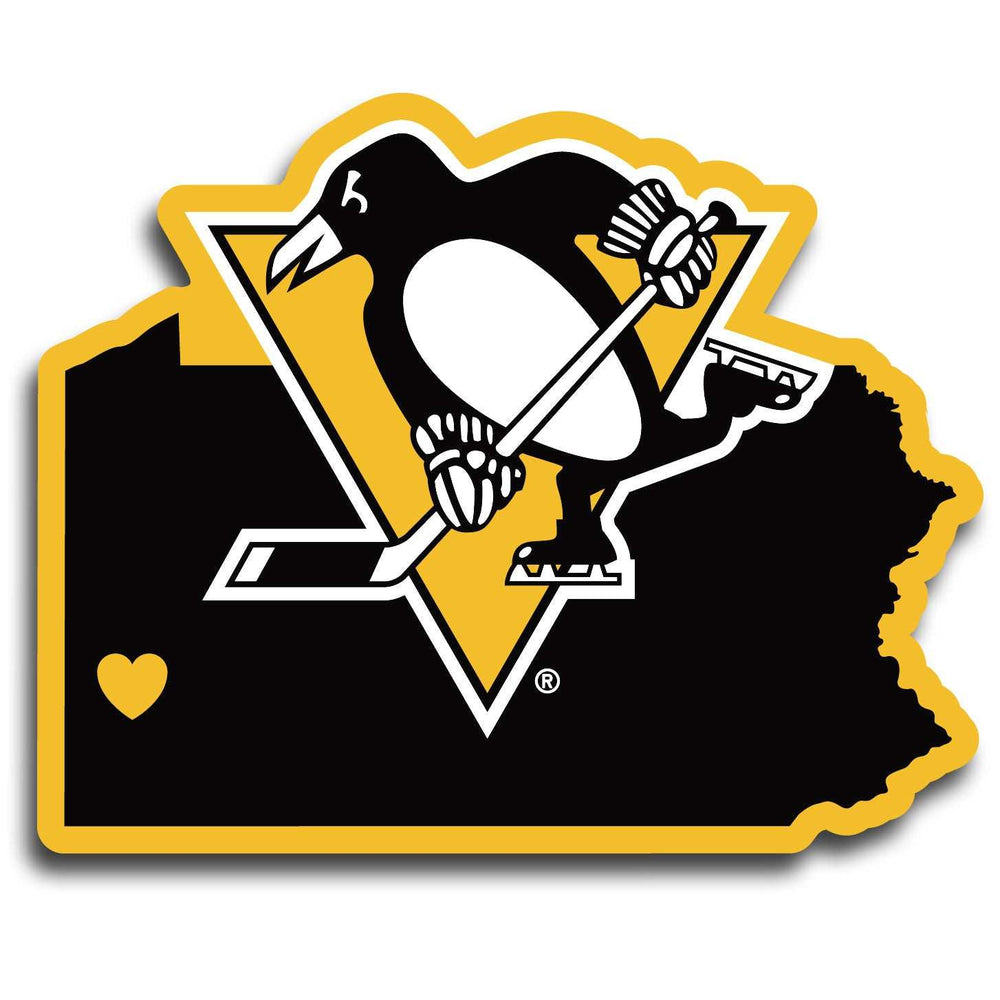 Pittsburgh Penguins Home State Decal - Pittsburgh Penguins - Flyclothing LLC
