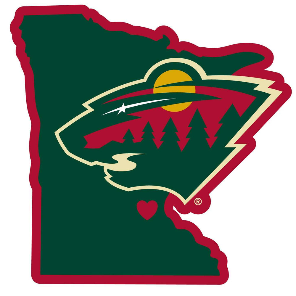 Minnesota Wild Home State Decal - Minnesota Wild - Flyclothing LLC